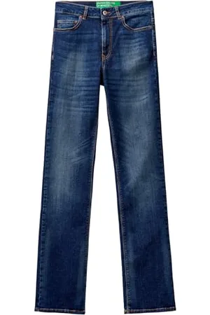 Benetton Damen Pantalone 4ORHDE00G Jeans, , 31