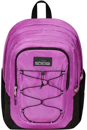 7 for all Mankind Imovepack Rucksack mit Doppelfach, , mit Trinkflaschenfach, für Schule Sport und Reisen, Mädchen und Jungen