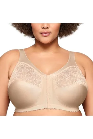 Glamorise Damen Vollfigur-BH, MagicLift, vorne geschlossen, ,100B