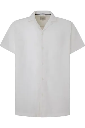 Pepe Jeans Herren Pamber Hemd, Weiß (Weiß), XL
