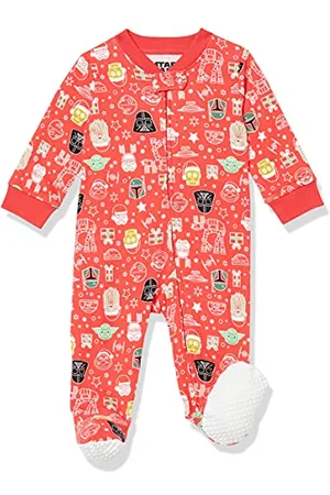 Amazon Disney | Marvel | Star Wars Unisex Baby Eng anliegender Pyjama aus Baumwolle mit Fuß, , Frühchen
