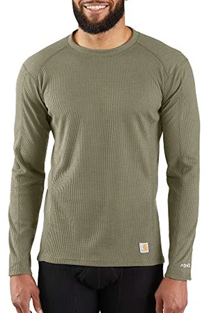 Carhartt Herren Base Force Midweight Classic Crew Baselayer-Shirt, , Klein