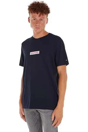 Tommy Hilfiger Herren T-Shirt Kurzarm Rundhalsausschnitt, , M