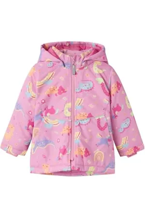 NAME IT Mädchen NMFMAXI Jacket AOP Kurzjacke, , 80