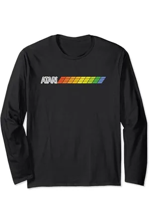 Atari Classic Vintage Retro Gaming Iconic Fun Design Langarmshirt