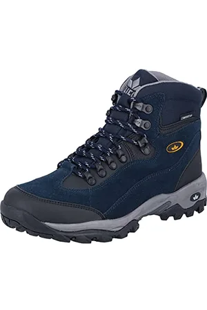 LICO Milan Herren Cross-Laufschuh, marine/grau/gelb, 37 EU