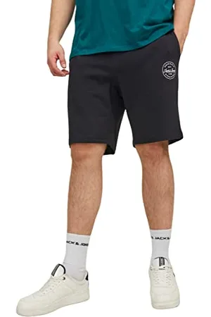 JACK & JONES Shorts Kurze Jogginghose Plus Size Sweat Pants Jogger Training Freizeit JPSTSHARK, Farben: ,Größe Shorts:W42