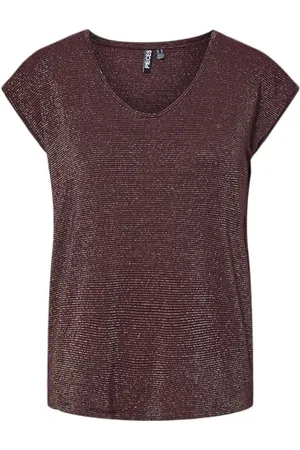 Pieces® Pcbillo Tee Lurex Stripes Noos Bc