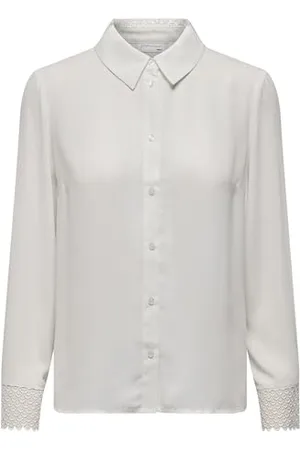 ONLY OPMTRINE LS LACE Shirt WVN