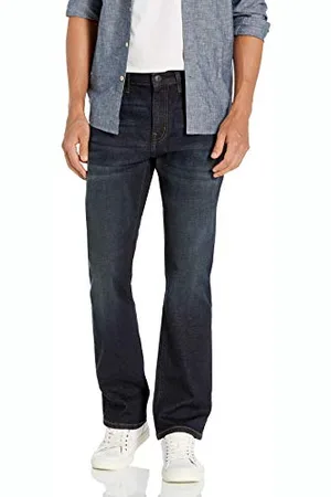 Amazon Herren Bootcut-Jeans mit schmaler Passform, , 34W / 33L