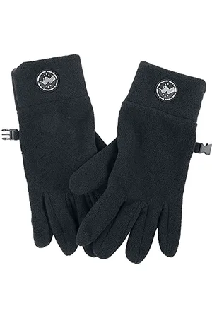 Urban classics Unisex TB4578-Hiking Polar Fleece Gloves Handschuhe, Black, L/XL