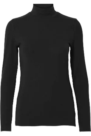 SELECTED Female Oberteil mit Langen Ärmeln Basic High Neck