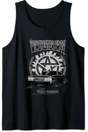 Supernatural Herren Tank Top , Unisex-Erwachsene, Ärmellos, Small, EU 40/41.5, Klassisch, Importiert