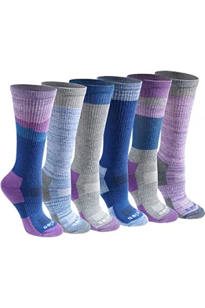 Dickies Damen Dri-tech Fashion Moisture Control Crew, Available in S-XL (5, 6, 12 Pairs) Socken, , Small (6er Pack)