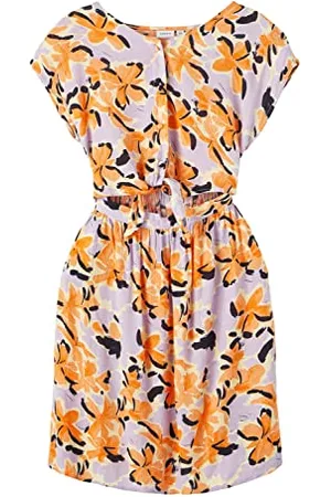 NAME IT Mädchen NKFJASSINE SS Dress Kleid, Rose Tan, 122W / 128L