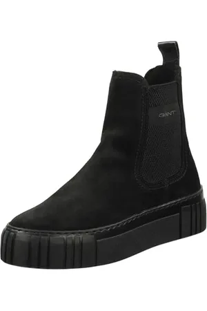 GANT FOOTWEAR Damen SNOWMONT Chelsea-Stiefel, Black, 41 EU