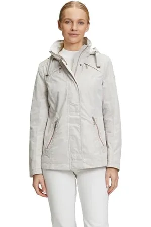 gil-bret Damen Jacke Popeline, Cremefarben, 36