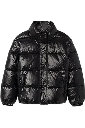 NAME IT Mädchen NKFMONNA Puffer Jacket Jacke, Black, 128