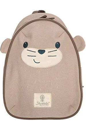 Sterntaler Kinder Unisex Kindergarten Rucksack Otter Otti - aus fester Baumwolle - 28,5 x 21 x 10 cm