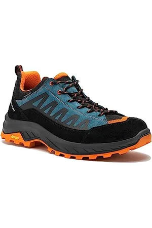 Garsport Herren GIAU Low WP Trekking Shoe, Blaugrün/Orange, 37 EU