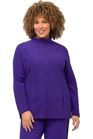 Ulla Popken Damen, große Größen, Fleecejacke, Baukastensystem, Innenjacke, Stehkragen