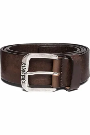 Replay Herren Gürtel aus Leder, (Braun), 90