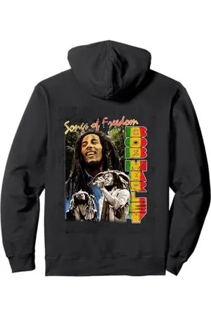 Bob Marley Freedom Vintage Reggae Musik von Rock Off Pullover Hoodie