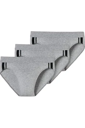 Schiesser Herren 3 Pack Softbund Und Streifen - 95/5 Organic Slip, , XL EU