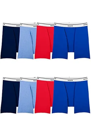 Fruit Of The Loom Herren Lightweight Active Cotton Blend Underwear & Undershirts Retroshorts, Boxershorts, 8er-Pack, Medium