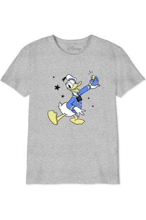 Disney Jungen Bodmickts092 T-Shirt, Grau meliert, 8 Jahre