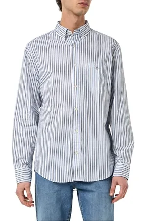 GANT Herren REG POPLIN Stripe Shirt Hemd, , 56