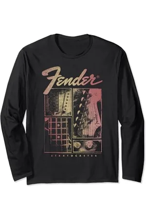 Fender Stratocaster Panels Langarmshirt