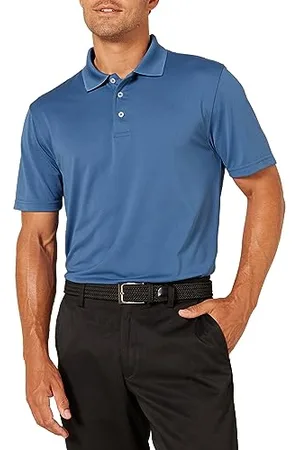 Amazon Herren Golf-Poloshirt, Schnell Trocknend, Schmale Passform, , L