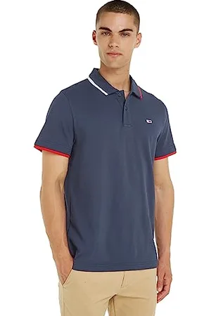 Tommy Hilfiger Herren Poloshirt Kurzarm Reg Flag Regular Fit, (Twilight Navy), S