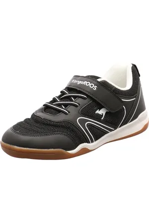 KangaROOS Unisex K-Breezeyard EV Sneaker, Jet Black/White, 40 EU