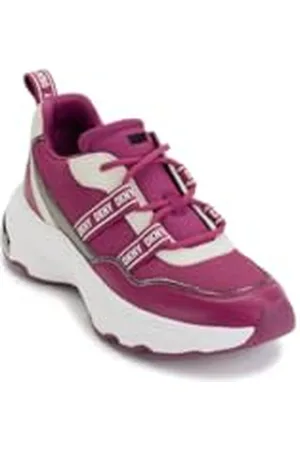 DKNY Damen Justine-Slip on Sneaker, Berry/Pebble, 38.5 EU