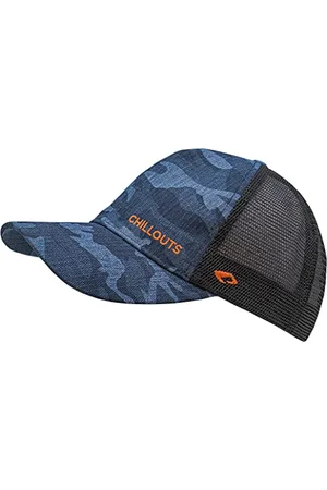 Chillouts Truckercap mit Camouflage Cap Sigatoka Hat - Herren blau