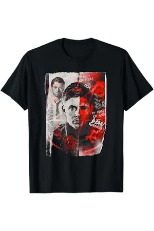Supernatural T-Shirt Dean Winchester Demon Unisex Erwachsene, Unisex Kinder S Crew-Ausschnitt Kurzarm Klassisch geschnitten, doppelt genähter Saum Officially Licensed Merchandise
