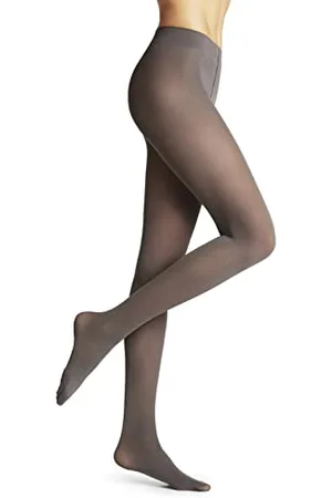 Falke Damen Pure Matt 50 DEN W TI halb-Blickdicht einfarbig 1 Stück Strumpfhose, Semi Opaque, Grau (Platinum 3903) neu-umweltfreundlich, S