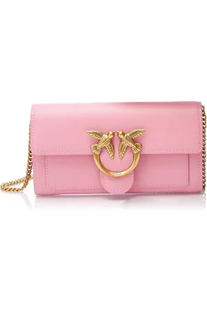 Pinko Damen Love One Wallet C Kalbsseide Tasche