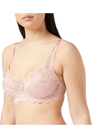 FM London Damen Padded Lace Push-up Bra, , 40H