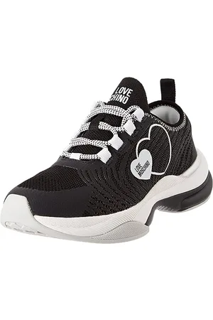 Moschino Damen Sneaker, Nero, 40 EU