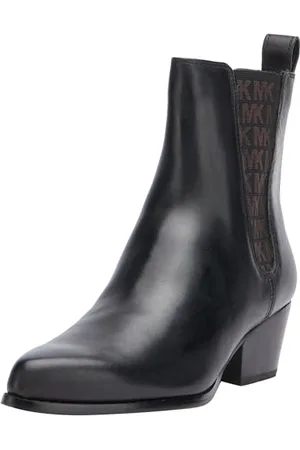 Michael Kors Damen Kinlee Bootie Ankle Boots, Black/Brown, 36 EU