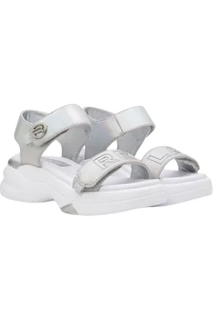 Replay Mädchen Sandalen mit Riemen, Silber (Silver 050), 31