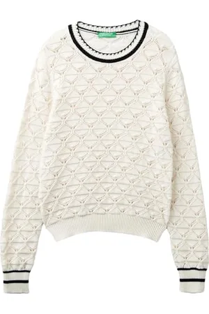 Benetton Damen Trikot G/C M/L 1594E108U Pullover, , M
