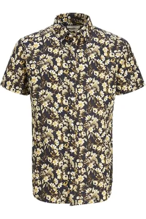 JACK & JONES JACK&JONES Herren Jprblasummer Print Shirt S/S Aw24 Freizeithemd, , L