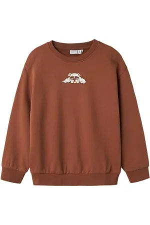 NAME IT Nkmnakrave Ls RLX Sweat Bru