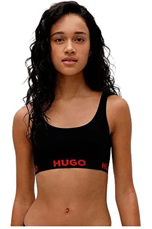 HUGO BOSS Damen Sporty Logo Bralette, , M EU