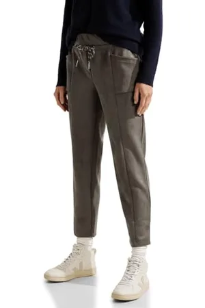 CECIL Damen B376942 Joggpants Kunstlederhose, , XL / 28L