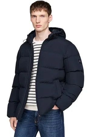 Tommy Hilfiger DOWN HOODED PUFFER JACKET Gerade Herren, , XXL